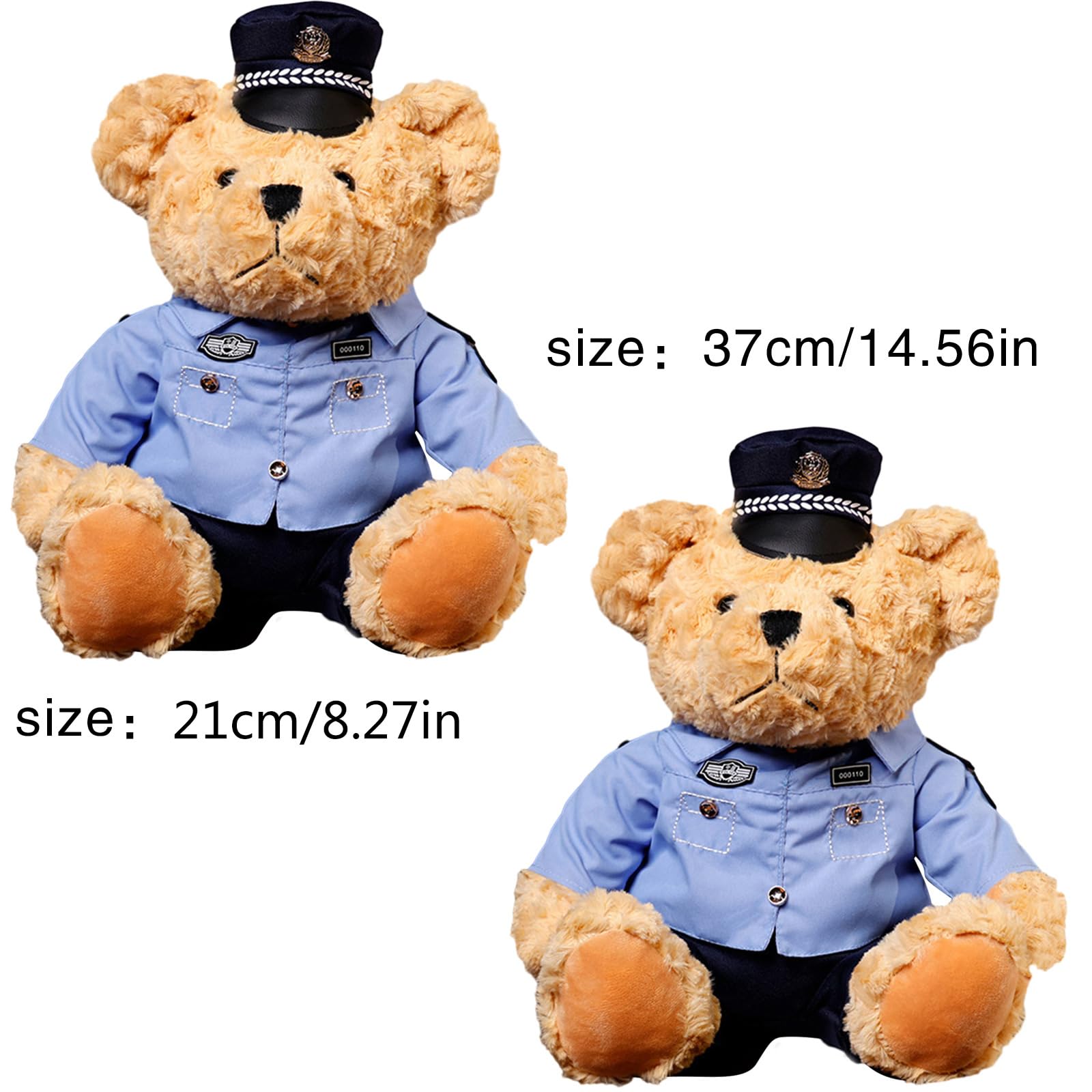 Amazon.co.jp: 柔らかいクマのぬいぐるみ。快適なクマの警察官の